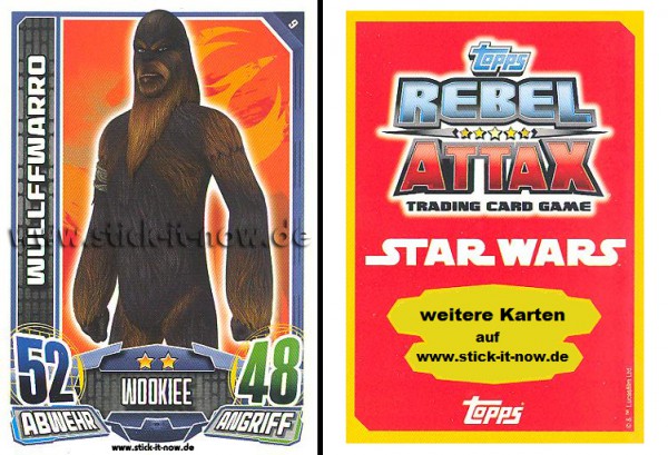 Rebel Attax - Serie 1 (2015) - WULLFFWARRO - Nr. 9