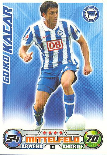 Match Attax 09/10 - GOJKO KACAR - Hertha BSC Berlin - Nr. 13