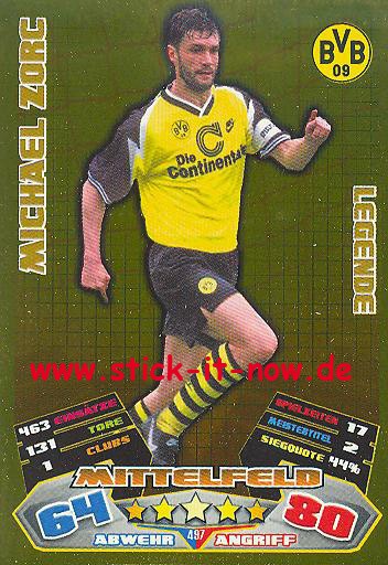 Match Attax 12/13 EXTRA - Michael Zorc - Bor. Dortmund - LEGENDE - Nr. 497