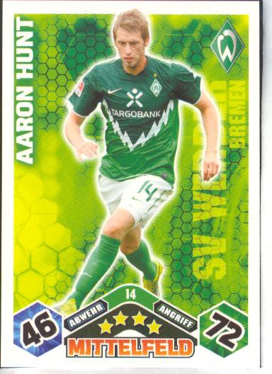 Match Attax 10/11 - AARON HUNT - 014