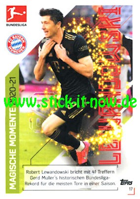 Topps Match Attax Bundesliga 2021/22 - Nr. 17 ( Magische Momente )