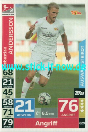 Topps Match Attax Bundesliga 18/19 "Extra" - Nr. 629