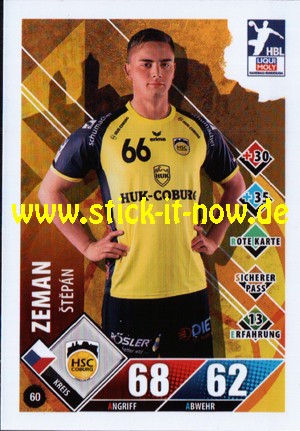LIQUI MOLY Handball Bundesliga "Karte" 20/21 - Nr. 60