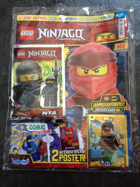 Lego Ninjago Magazin Nr. 51 (mit Lego Figur und LE2 von Batman)