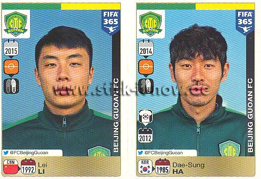 Panini FIFA 365 Sticker - Nr. 273 - 274