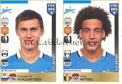 Panini FIFA 365 Sticker - Nr. 753 - 754