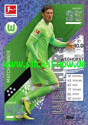 Topps Match Attax Bundesliga 2021/22 - Nr. 340 ( Matchwinner )