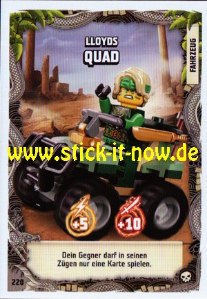 Lego Ninjago Trading Cards - SERIE 6 (2021) - Nr. 220