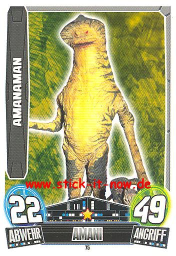Force Attax Movie Collection - Serie 3 - AMANAMAN - Nr. 75
