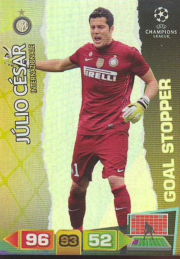 Julio Cesar - Panini Adrenalyn XL CL 11/12 - Goal Stopper - Inter Mailand