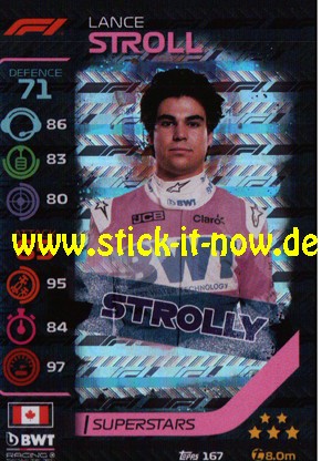 Turbo Attax "Formel 1" (2020) - Nr. 167 (Glitzer)