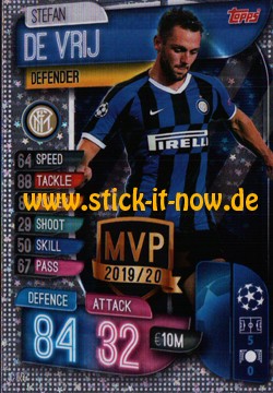 Match Attax Champions League 2019/20 - Nr. C INT (Club MVPs)