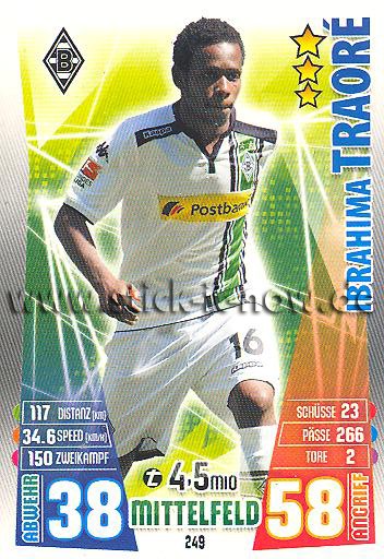 Match Attax 15/16 - Ibrahima TRAORE - Bor. M'gladbach - Nr. 249