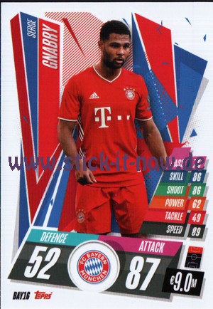 Match Attax Champions League 2020/21 - Nr. BAY 16