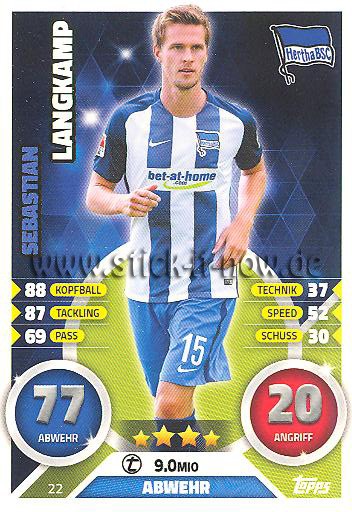 Topps Match Attax Bundesliga 16/17 - Nr. 22