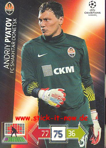 Panini Adrenalyn XL CL 12/13 - Schachtar Donezk - Andriy Pyatov