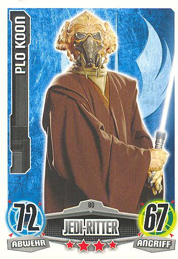 Force Attax - PLO KOON - Jedi-Ritter - Die Republik - Movie Collection