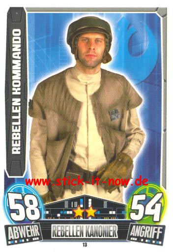 Force Attax Movie Collection - Serie 3 - REBELLEN KOMMANDO - Nr. 13