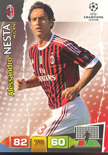 Alessandro Nesta - Panini Adrenalyn XL CL 11/12 - AC Mailand