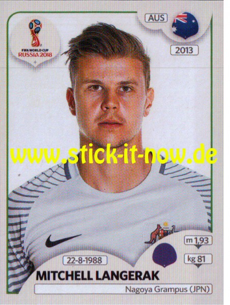 Panini WM 2018 "Sticker" - Mitchell Langerak - Australien