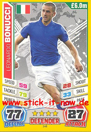 Match Attax "World Stars WM 2014" - LEONARDO BONUCCI - Nr. 146