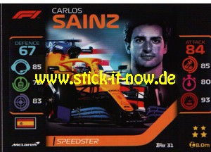 Turbo Attax "Formel 1" (2020) - Nr. 31