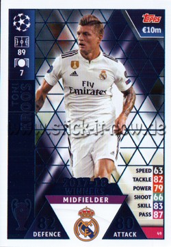 Match Attax Champions League 18/19 - Nr. 49 ( WINNERS 17/18 )