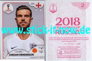 Panini WM 2018 Russland "Sticker" INT/Edition - Nr. 570
