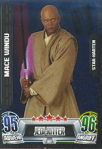 Force Attax Movie Collection - Serie 2 - Star-Karte - Mace Windu - Nr. 197