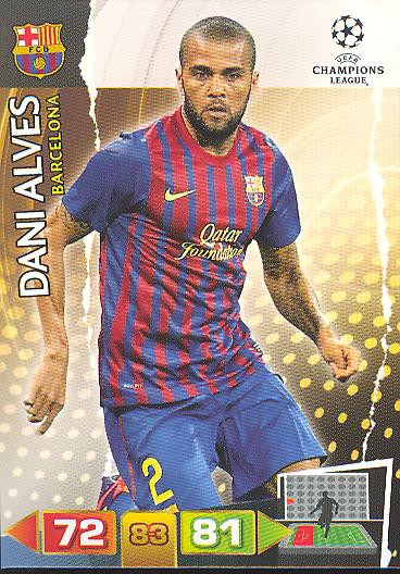 Dani Alves - Panini Adrenalyn XL CL 11/12 - FC Barcelona