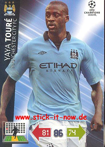 Panini Adrenalyn XL CL 12/13 - Manchester City - Yaya Toure