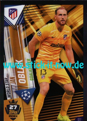 Topps Match Attax 101 (2020) - Nr. W27 (Stickerkarte S27)