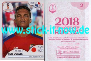 Panini WM 2018 Russland "Sticker" INT/Edition - Nr. 529