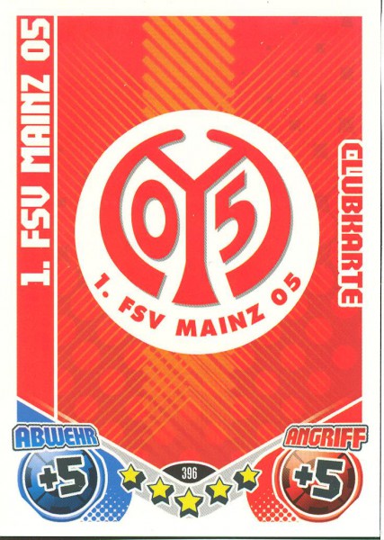Match Attax 11/12 - FSV Mainz 05 - Clubkarte