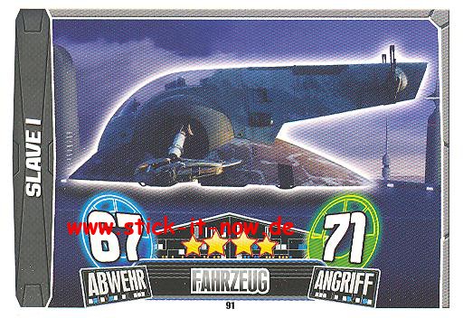 Force Attax Movie Collection - Serie 3 - SLAVE I - Nr. 91