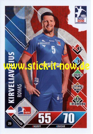 LIQUI MOLY Handball Bundesliga "Karte" 20/21 - Nr. 29