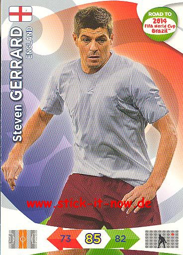 Panini Adrenalyn XL Road to WM 2014 - Steven GERRARD