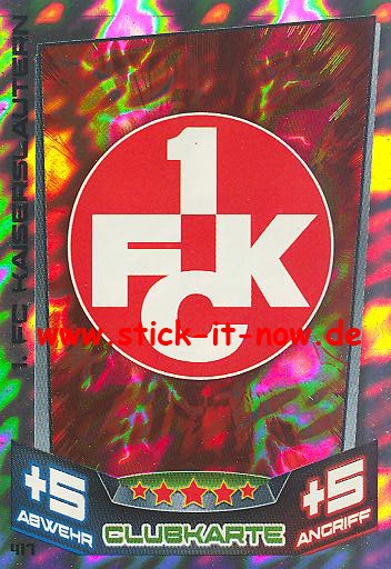 Match Attax 13/14 - 1. FC Klautern - Clubkarte - Nr. 417