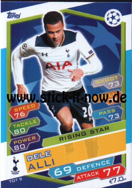 Match Attax Champions League 16/17 - Nr. TOT 9