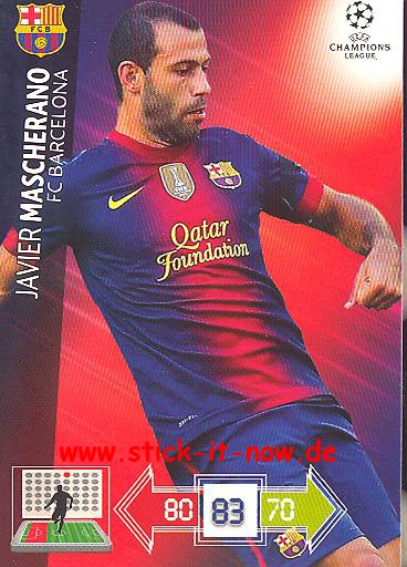 Panini Adrenalyn XL CL 12/13 - FC Barcelona - Javier Mascherano