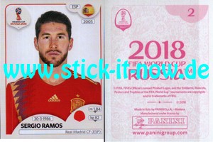 Panini WM 2018 Russland "Sticker" INT/Edition - Nr. 127