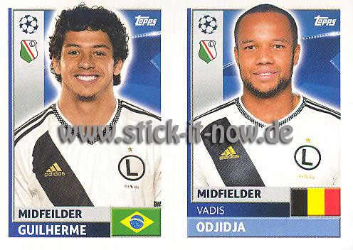 Topps Champions League Sticker 16/17 - Nr. QFE 11 + 12