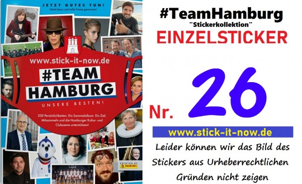 #TeamHamburg "Sticker" (2021) - Nr. 26 (Glitzer)