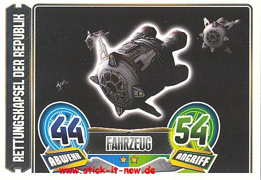 Force Attax - Star Wars - Clone Wars - Serie 5 - Rettungskapsel der Republik - Nr. 49