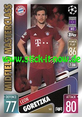 Match Attax Champions League 2021/22 - Nr. 165 (Midfield Masterclass)