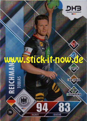 LIQUI MOLY Handball Bundesliga "Karte" 20/21 - Nr. 76 (Glitzer)