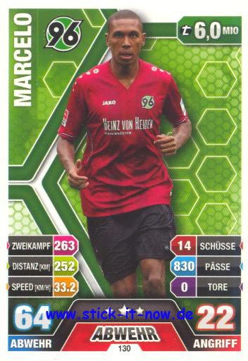 Match Attax 14/15 - MARCELO - Hannover 96 - Nr. 130