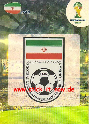 Panini Adrenalyn XL Brasil WM 2014 - Team Logo - IRAN