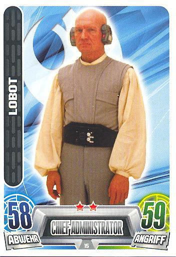 Force Attax Movie Collection - Serie 2 - Lobot - Nr. 15