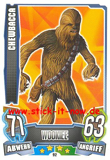 Force Attax - Star Wars - Clone Wars - Serie 4 - CHEWBACCA - Nr. 92